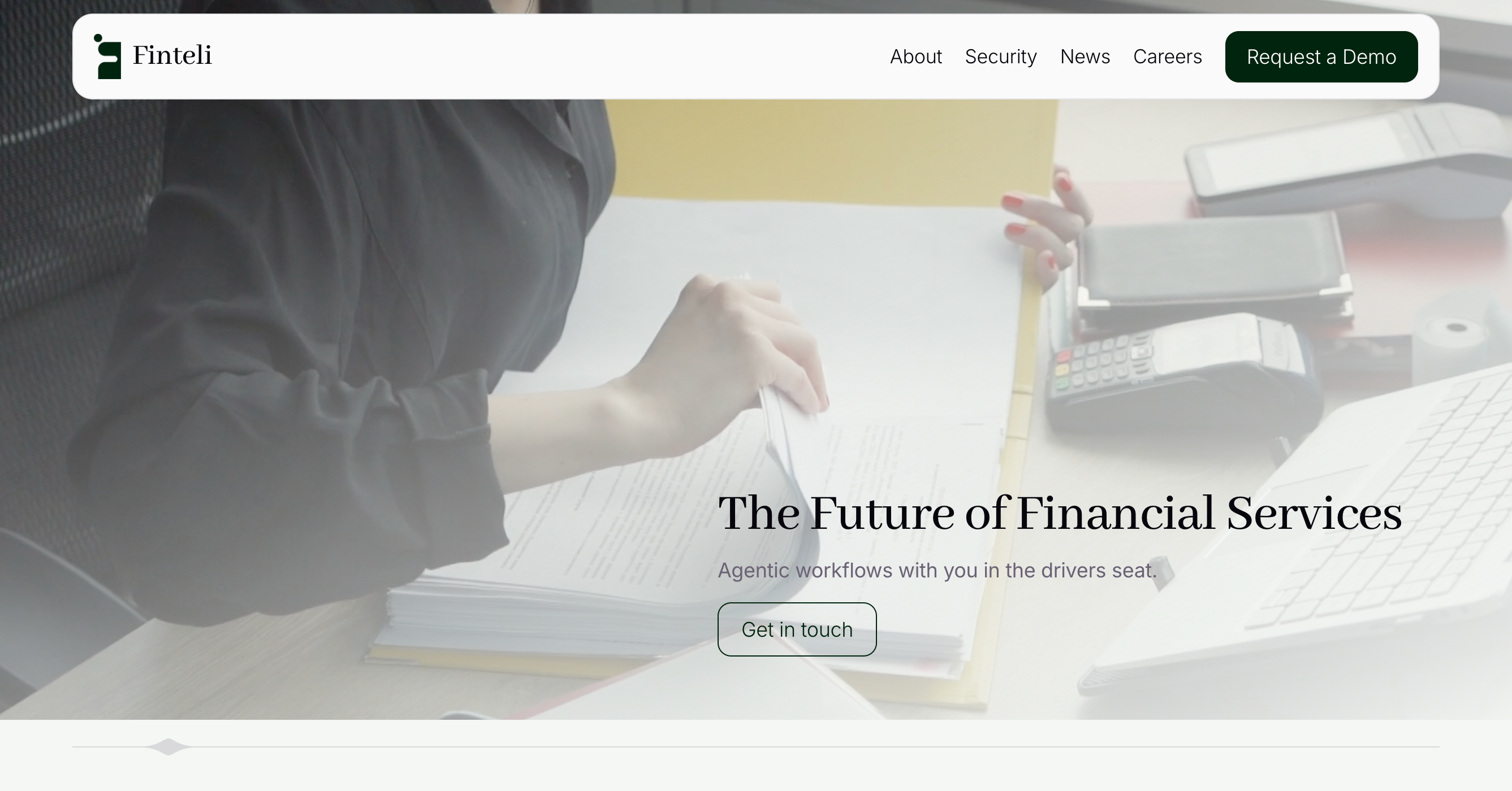 Finteli app screenshot