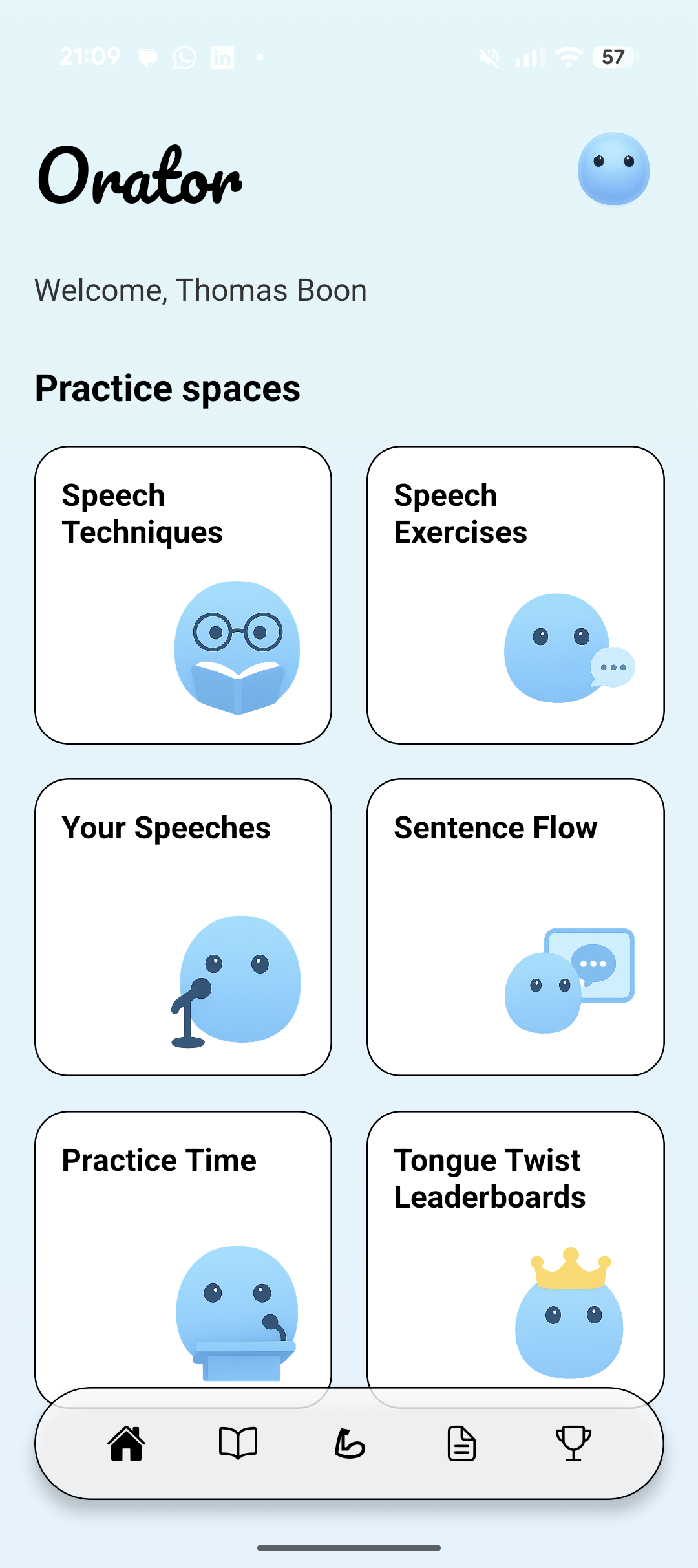 Orator app screenshot